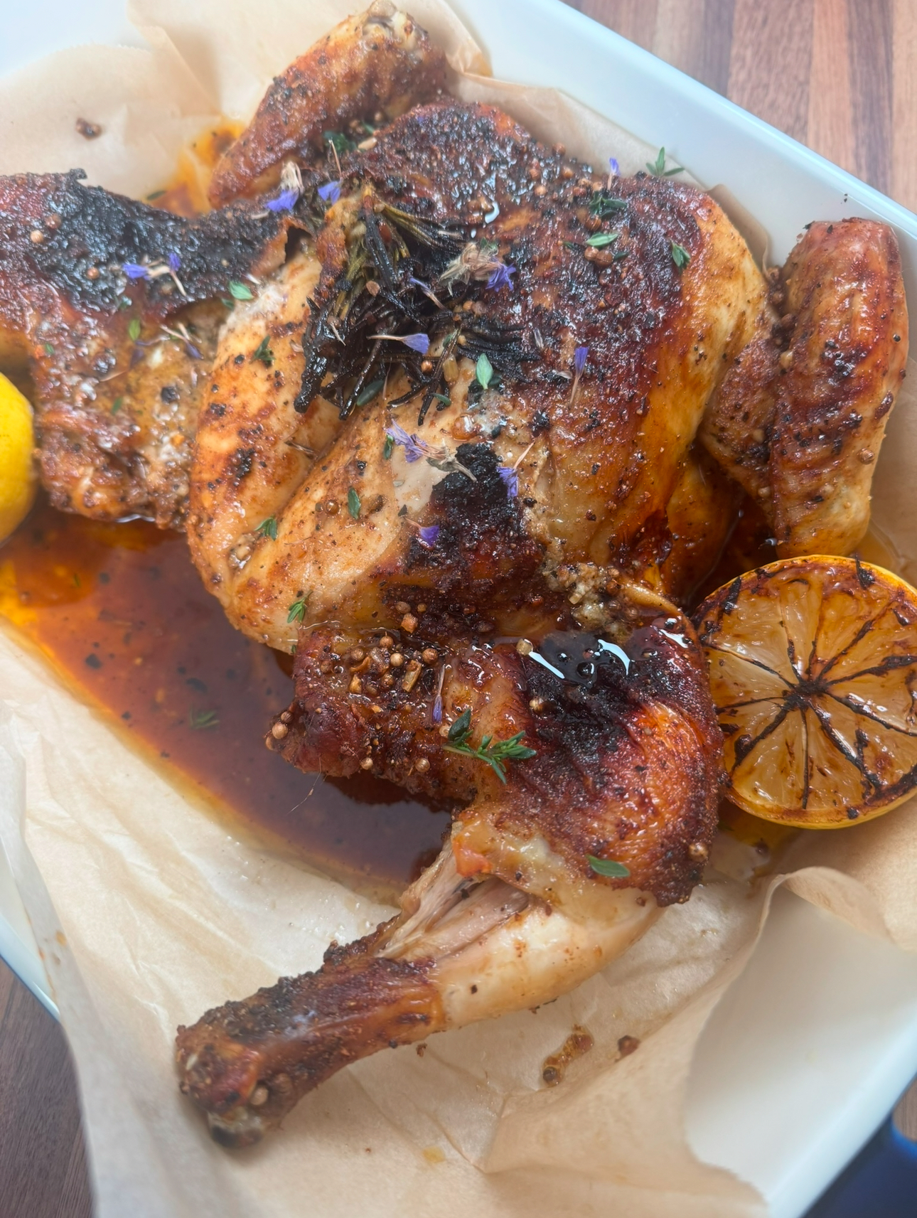 Juicy Spatchcock Chicken