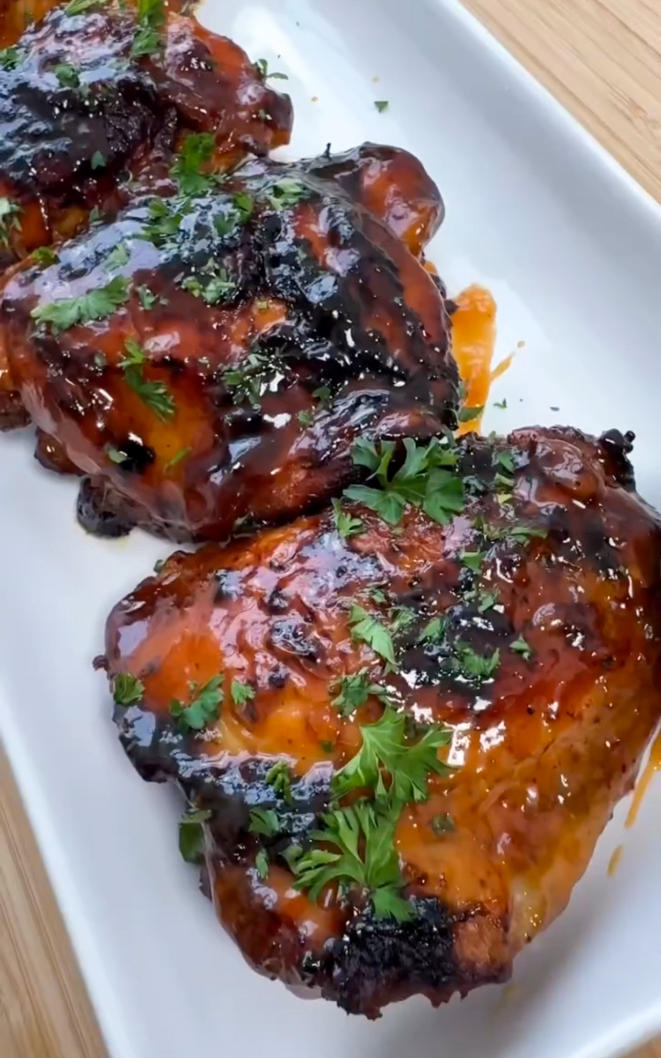 BBQ chicken thighs