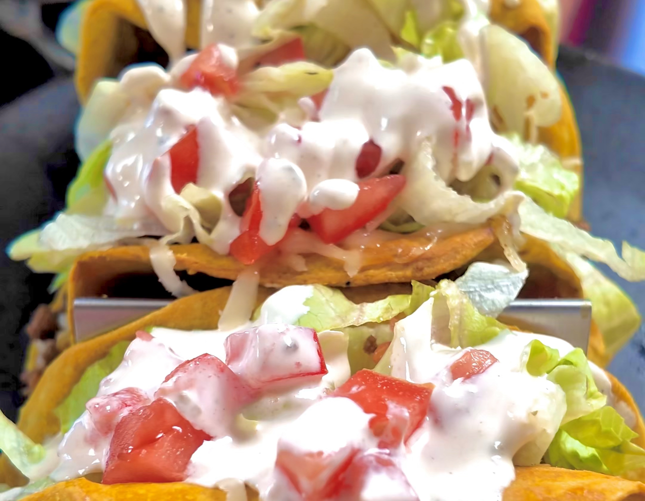 Jamaican Beef Patty Tacos